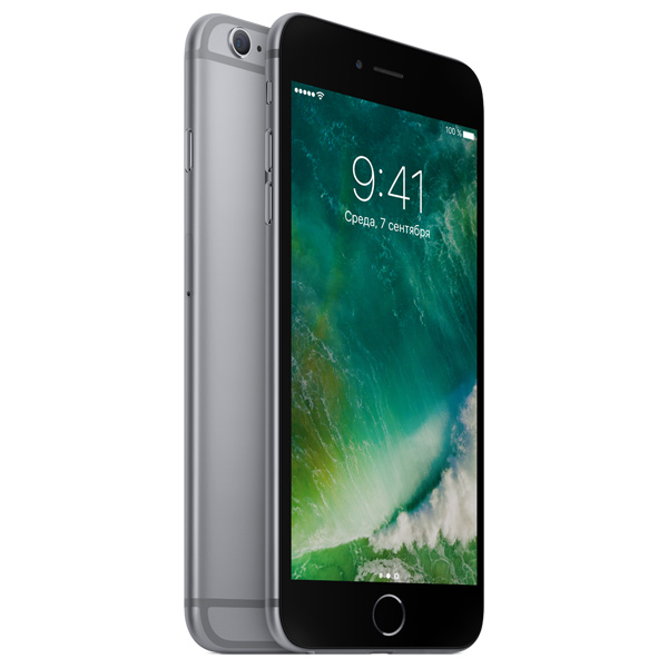 Смартфон Apple iPhone 6S+ 128GB Space Gray (FKUD2RU/A) восстановленный