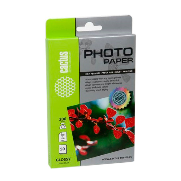 Фотобумага для принтера Cactus CS-GA620050