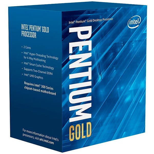 Процессор Intel Pentium Gold G5400 3.7 GHz (BX80684G5400) фото