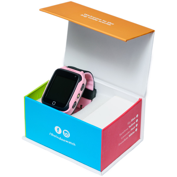 Часы с GPS трекером Indee D26C розовый