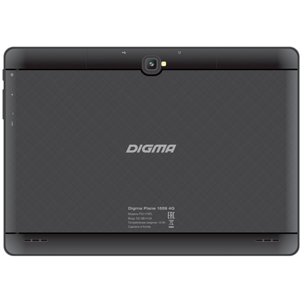Планшет Digma Plane 1559 10,1" 16Gb LTE Black (PS1173PL)