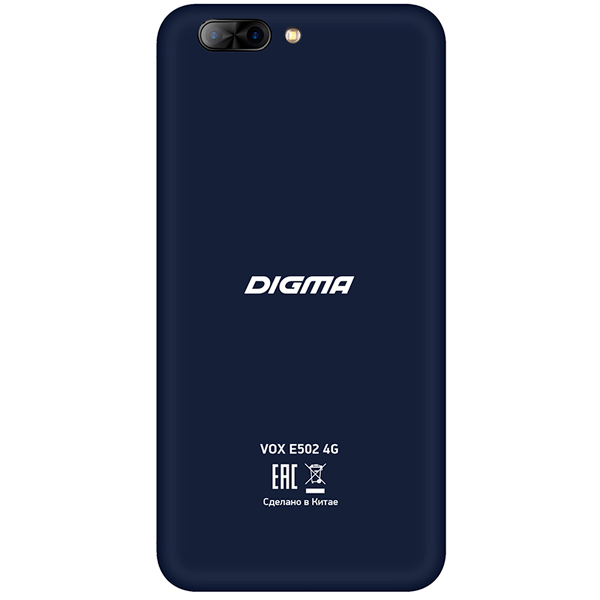 Смартфон Digma VOX E502 4G 16Gb темно-синий
