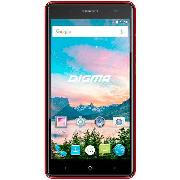 Смартфон Digma HIT Q500 3G 8Gb темно-красный