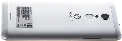 Смартфон Senseit T250 серебристый