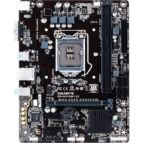Материнская плата GIGABYTE GA-H110M-S2