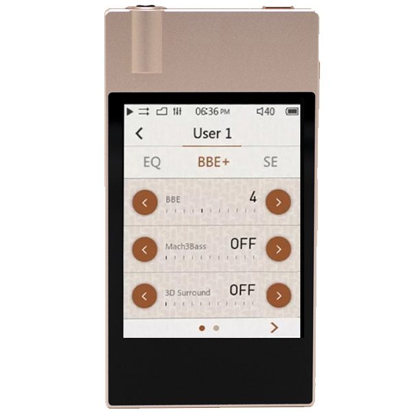 Портативный медиаплеер премиум Cowon Plenue J Jupiter Gold