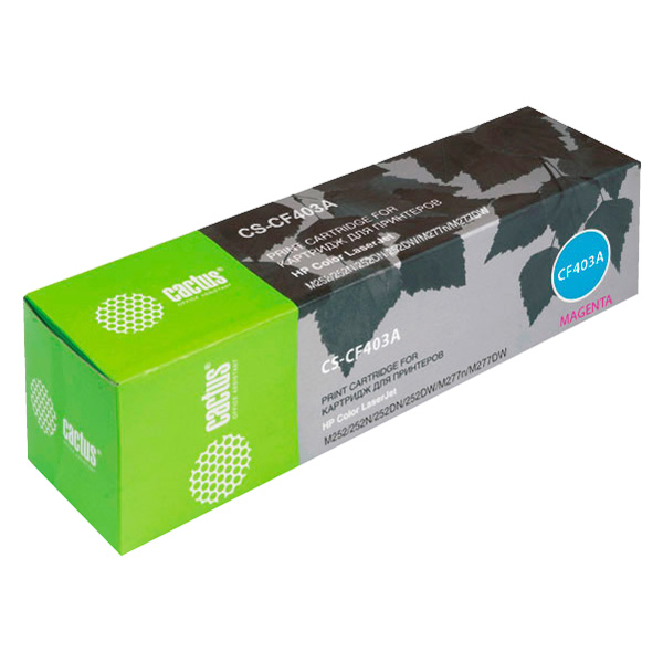 Картридж для лазерного принтера Cactus CS-CF403A Magenta для HP CLJ M252/252N/252DN/252D