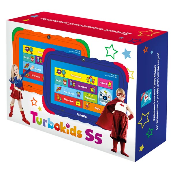 Планшет TurboKids S5 7" 8Gb Wi-Fi оранжевый