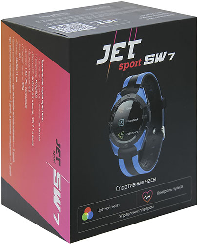 Фитнес-браслет Jet Sport SW-7 синий
