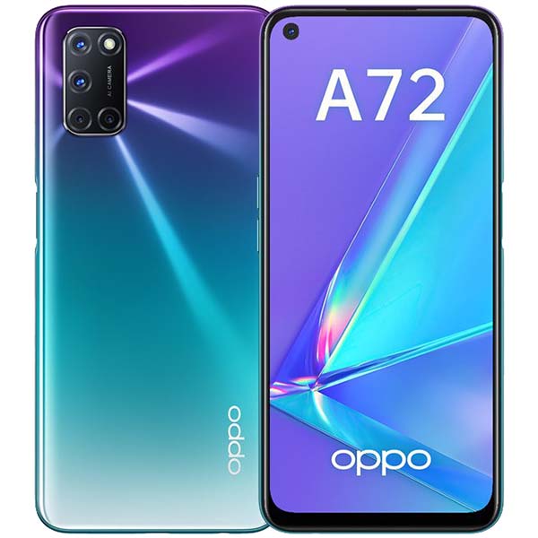 Смартфон OPPO A72 4+128GB Aurora Purple (CPH2067) фото