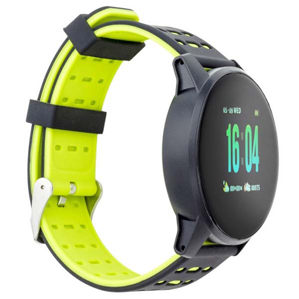 Смарт-часы Qumann QSW 01 Black/Green (Q-15012)