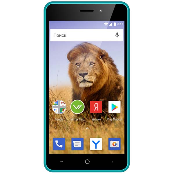 Смартфон Vertex Impress Lion 3G Dual Cam Sea Wave
