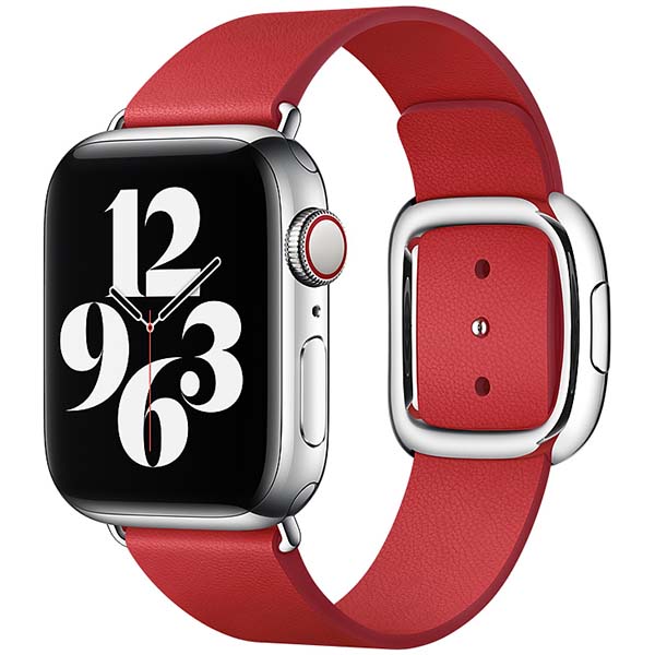 Ремешок Apple S8 / SE 38/40/41 mm Scarlet Modern Buckle L