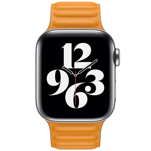 Ремешок Apple S8/SE 38/40/41 mm California Poppy Leather Link L