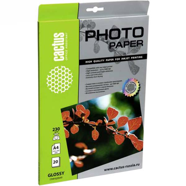 Фотобумага для принтера Cactus CS-GA423020