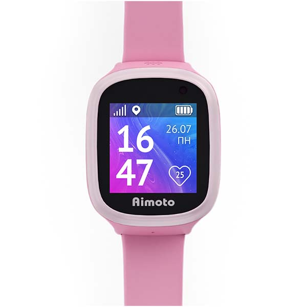 Часы с GPS трекером Aimoto Start 2, розовый (9900201)