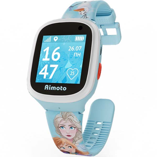 Часы с GPS трекером Aimoto Disney: Холодное сердце, голубой (9302211)