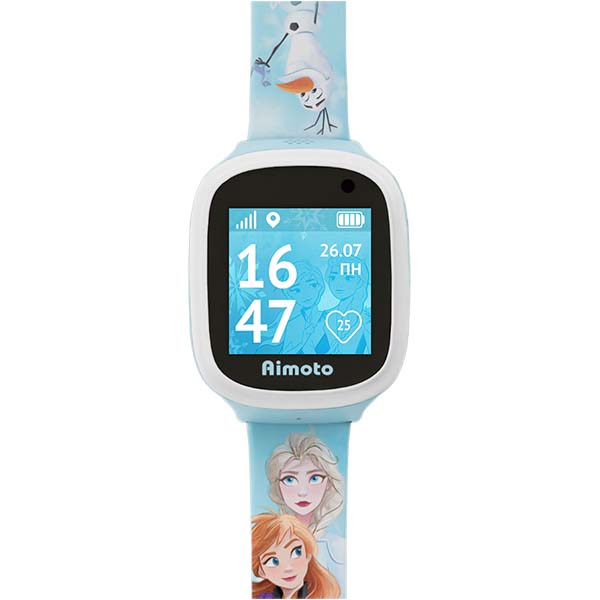 Часы с GPS трекером Aimoto Disney: Холодное сердце, голубой (9302211)