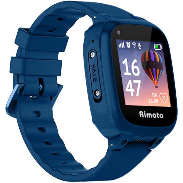 Часы с GPS трекером Aimoto Pro Tempo 4G, синий (9600201)