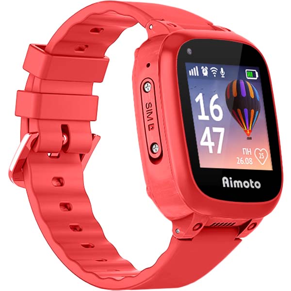 Часы с GPS трекером Aimoto Pro Tempo 4G, красный (9600202)
