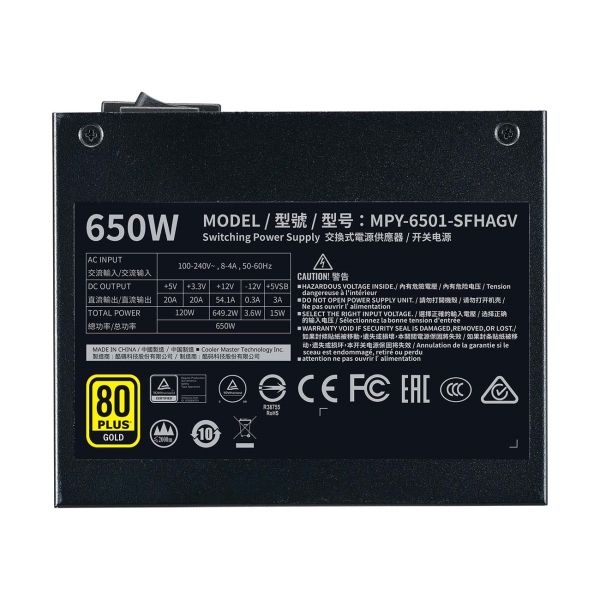 Блок питания Cooler Master V650 SFX Gold (MPY-6501-SFHAGV-EU)