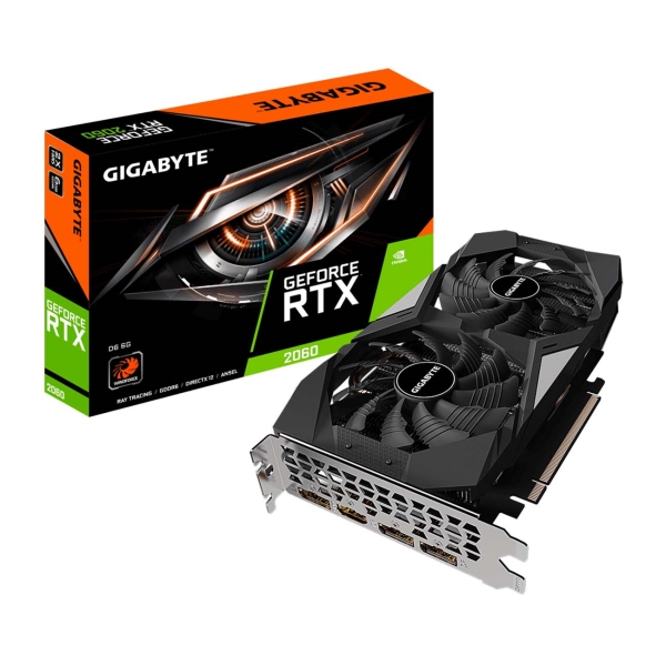 Видеокарта GIGABYTE PCIE16 RTX2060 6GB GDDR6