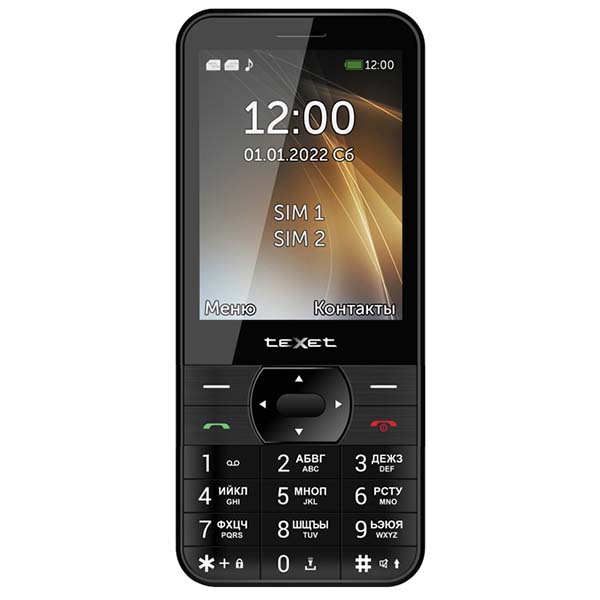 Мобильный телефон teXet TM-423 черный фото