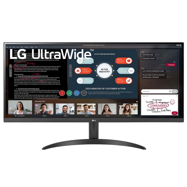 Монитор LG 34"/IPS/2560x1080/75Гц/черный (34WP500-B)