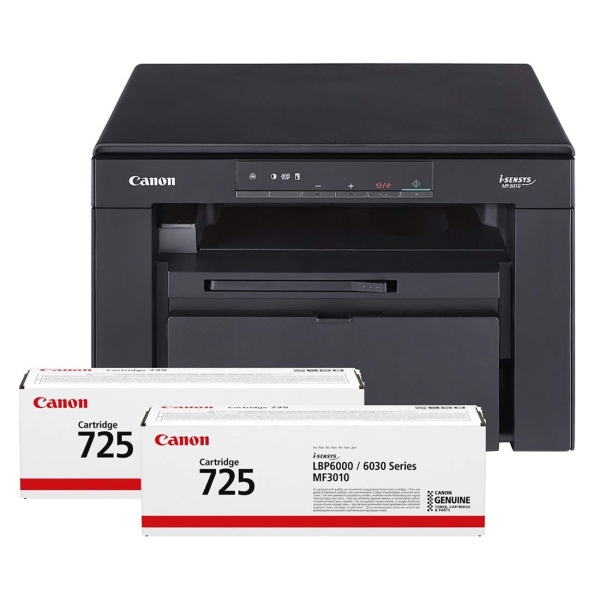 Лазерное МФУ Canon i-Sensys MF3010 bundle + 2 картриджа