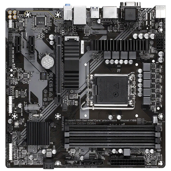Материнская плата GIGABYTE B760M DS3H DDR4 фото