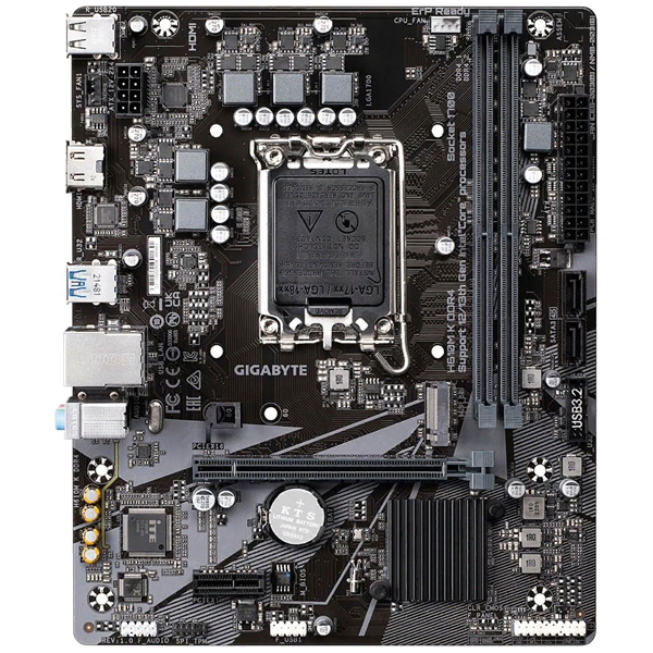 Материнская плата GIGABYTE H610M K DDR4 фото