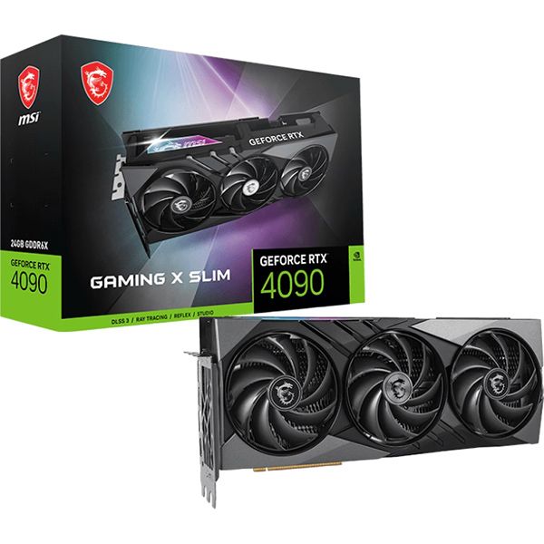 Видеокарта MSI GeForce RTX 4090 GAMING X SLIM 24GB фото