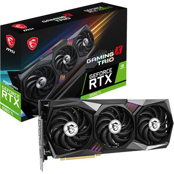 Видеокарта MSI GeForce RTX 3060 Ti GAMING X TRIO 8GD6X