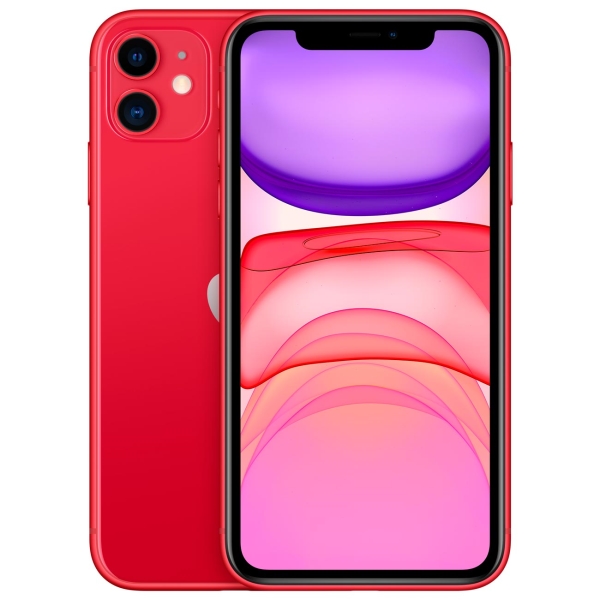 Восстановленный смартфон Apple iPhone 11 64GB nanoSim/eSim (PRODUCT)RED, отличный (без RuStore)