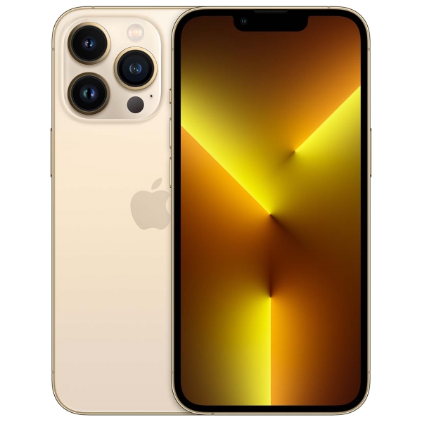 Восстановленный смартфон Apple iPhone 13 Pro 128GB nanoSim/eSim Gold, хороший (без RuStore)