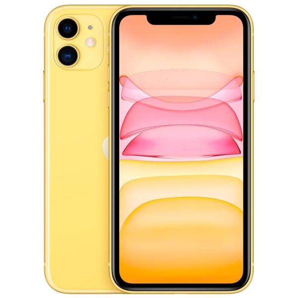 Восстановленный смартфон Apple iPhone 11 128GB nanoSim/eSim Yellow, отличный (без RuStore)