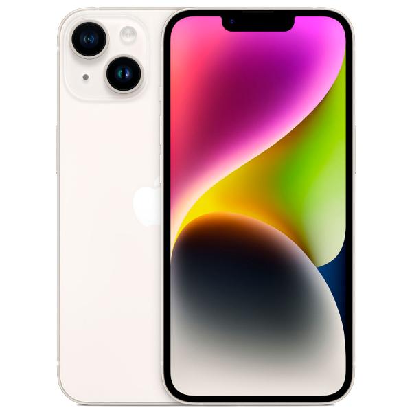 Восстановленный смартфон Apple iPhone 14 128GB Dual Sim Starlight, хороший (без RuStore) фото