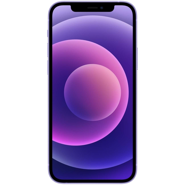 Восстановленный смартфон Apple iPhone 12 64GB nanoSim/eSim Purple, хороший (без RuStore)