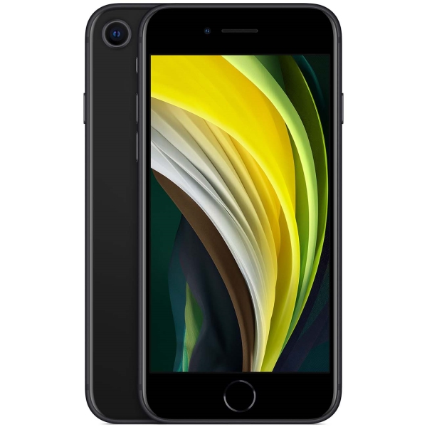 Восстановленный смартфон Apple iPhone SE 2020 64GB nanoSim/eSim Black, как новый (без RuStore)