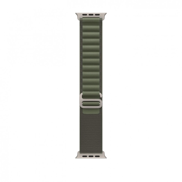 Восстановленные смарт-часы Apple Watch Ultra 49mm Titanium Case with Green Alpine Loop, размер M (MQEW3), хороший