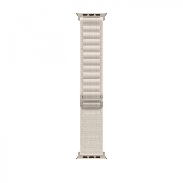 Восстановленные смарт-часы Apple Watch Ultra 49mm Titanium Case with Starlight Alpine Loop, размер M (MQFO3), как новый