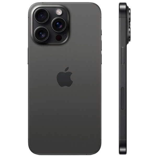 Восстановленный смартфон Apple iPhone 15 Pro Max 1TB nanoSim/eSim черный титан, хороший (без RuStore)