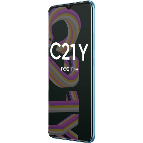Восстановленный смартфон realme C21Y 4/64GB Cross Blue (RMX3263), хороший