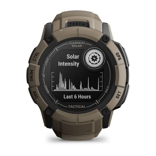 Смарт-часы Garmin Instinct&nbsp;2X&nbsp;Solar&nbsp;Tactical&nbsp;Edition 50мм коричневый