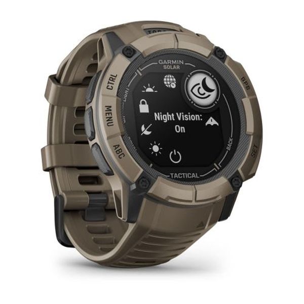 Смарт-часы Garmin Instinct&nbsp;2X&nbsp;Solar&nbsp;Tactical&nbsp;Edition 50мм коричневый