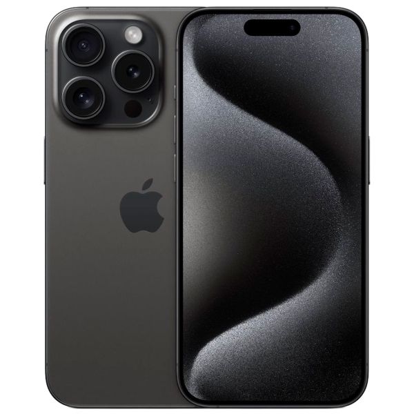 Восстановленный смартфон Apple iPhone 15 Pro 512GB nanoSim/eSim черный титан, хороший (без RuStore)
