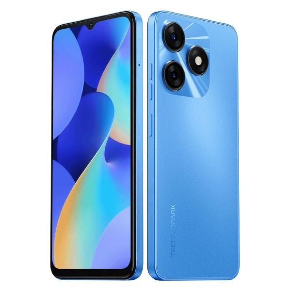 Восстановленный смартфон Tecno Spark 10 4/128Gb Blue, хороший