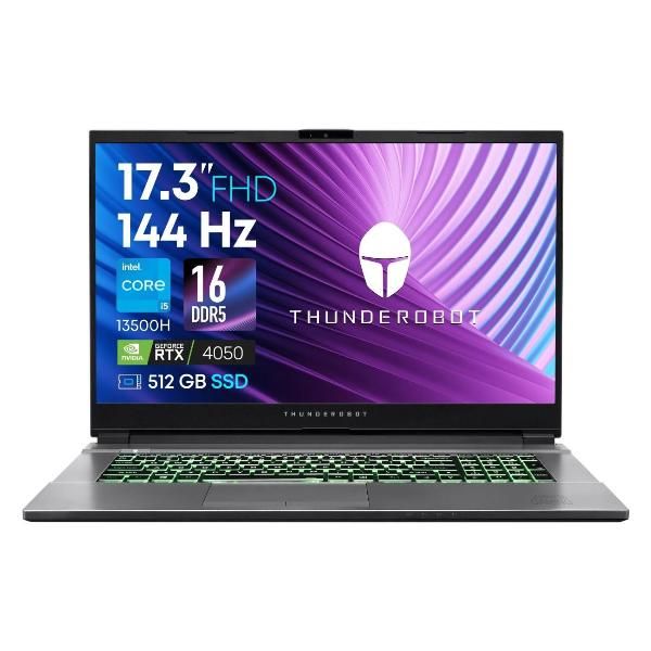 Восстановленный ноутбук игровой Thunderobot 911 Plus G3 X 17.3"/Core i5-13500H/16/512GB/RTX 4050/Win/Grey, хороший