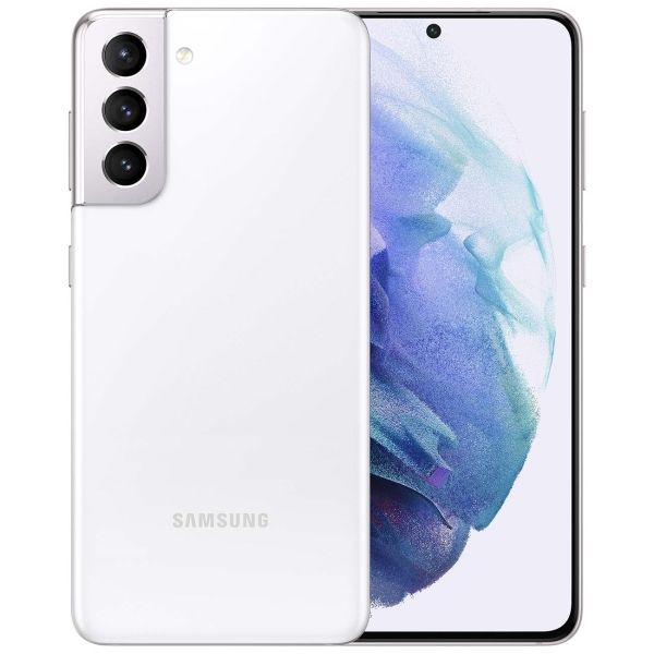 Восстановленный смартфон Samsung Galaxy S21 8/256GB фантом белый (SM-G991B), как новый