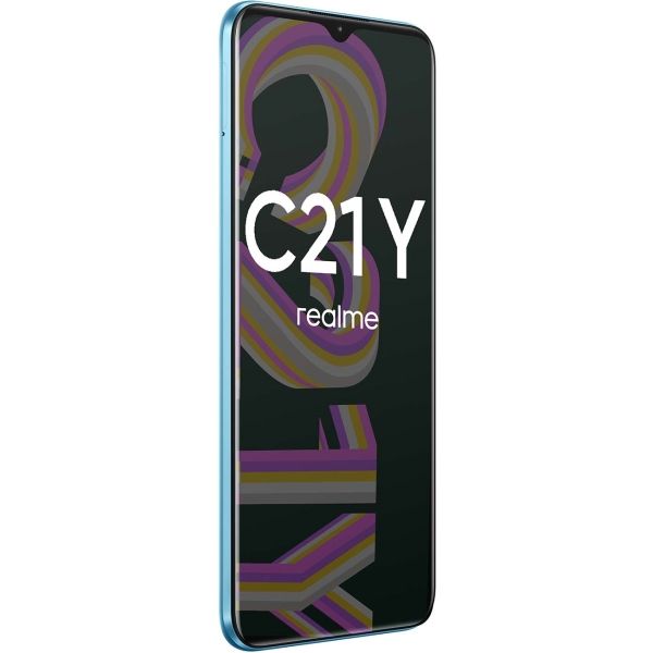 Восстановленный смартфон realme C21Y 4/64GB Cross Blue (RMX3261), отличный